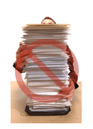 Listcat Plus paper stack